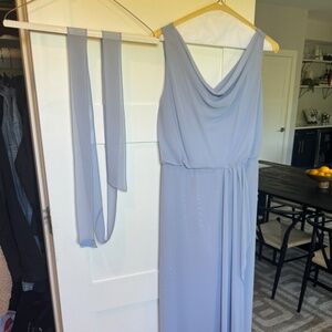 Light blue bridesmaid dress
